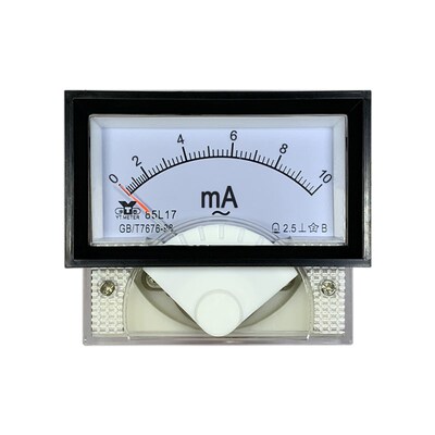 85L17交流毫安表5ma10ma20ma30ma50ma100ma指针电流表40*70mm