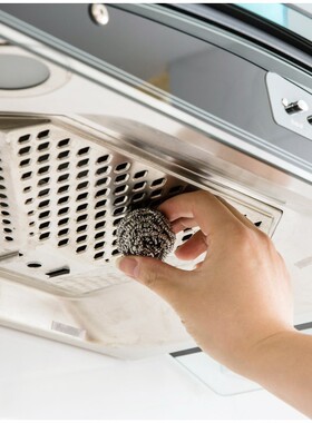 日本家用小号8个装不锈钢清洁球厨房洗碗钢丝球锅刷碗钢丝棉刷子