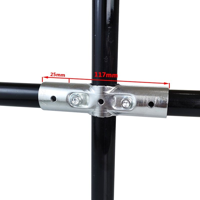 铁钢管圆管连接件管夹接头六分管管镀锌钢管固定件卡扣20/25/32mm