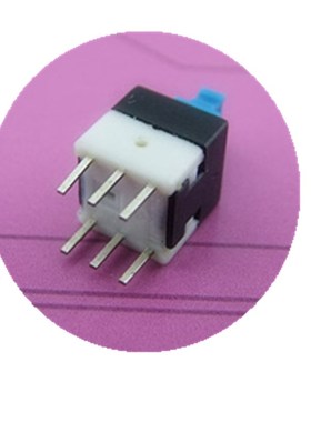 8x8 蓝色自锁开关 8mm wx 8mm 按钮开关 按键开关 微动开关
