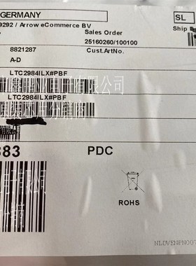 LTC2984ILX#PBF 模数转换器 LTC2984ILX QFP-48 全新原装正品