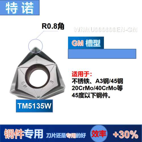 90度双面六角WNMU080608刀片大切深重切削快进给直角平面铣刀盘