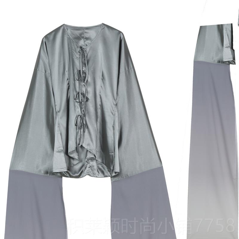 新款舞由吾律古北典水袖京训剧目专业表演出身韵基练功服蹈男汉女