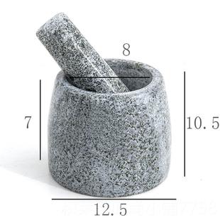 蒜器石臼器青石蒜泥器压蒜器家用捣碎捣药罐手动研磨捣老蒜式 正品