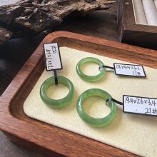 和田玉碧玉冰底无黑戒指包容冰裂15-21码建议比平时戒圈拍大一码