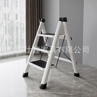 梯子家用折叠伸缩室内多功能便携人字梯登爬高凳子家庭两用小楼梯