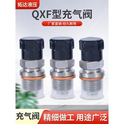 NXQ蓄能器充气阀QXF-5剪板机充气嘴充气工具充气阀蓄能器氮充气阀