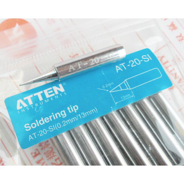 原装安泰信AT-20-SI 936 969D 8586 898D 焊台 通用 尖型 烙铁头