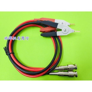 。锂电池绝缘电阻测试仪表笔测试线夹子适用于常州安柏扬子同惠长