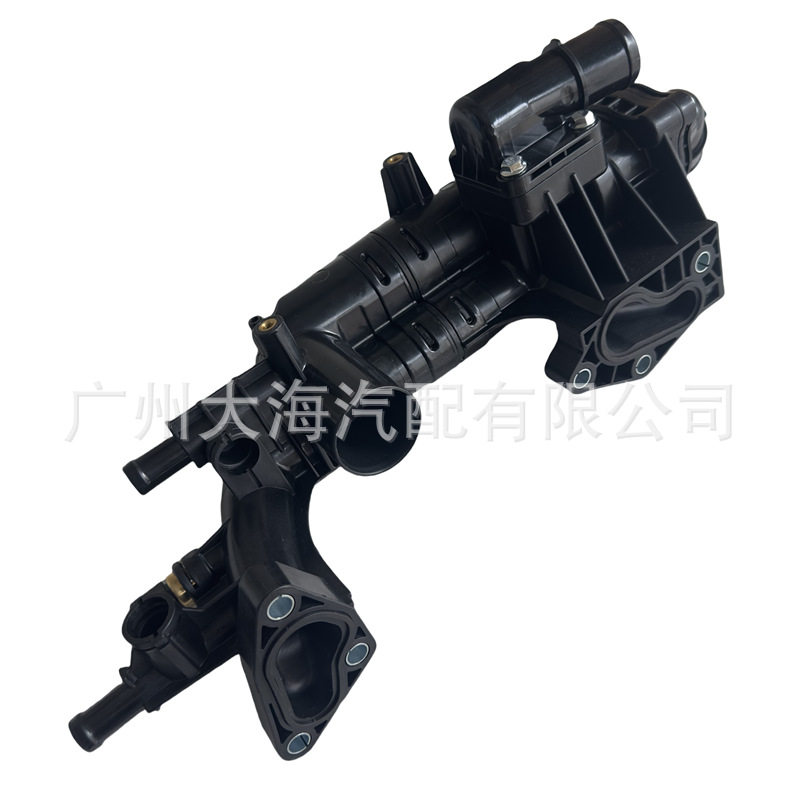 现代起亚节温器三通座水管总成