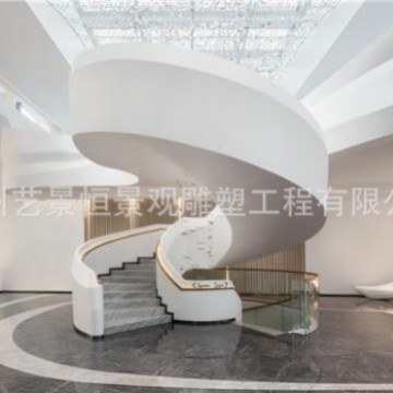 GRG石膏板天花吊顶柱子造型