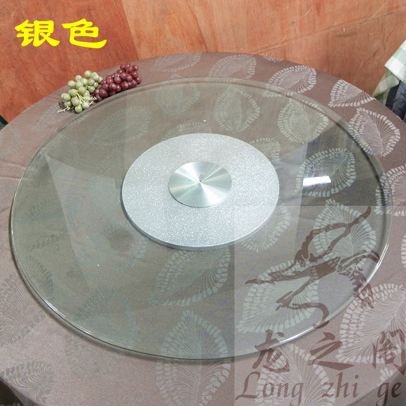 酒店婚庆玻璃转盘桌椅