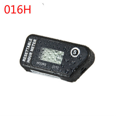 汽油发电机摩托车计防水LCD计时器 单次计时 保养提醒Hour Meter
