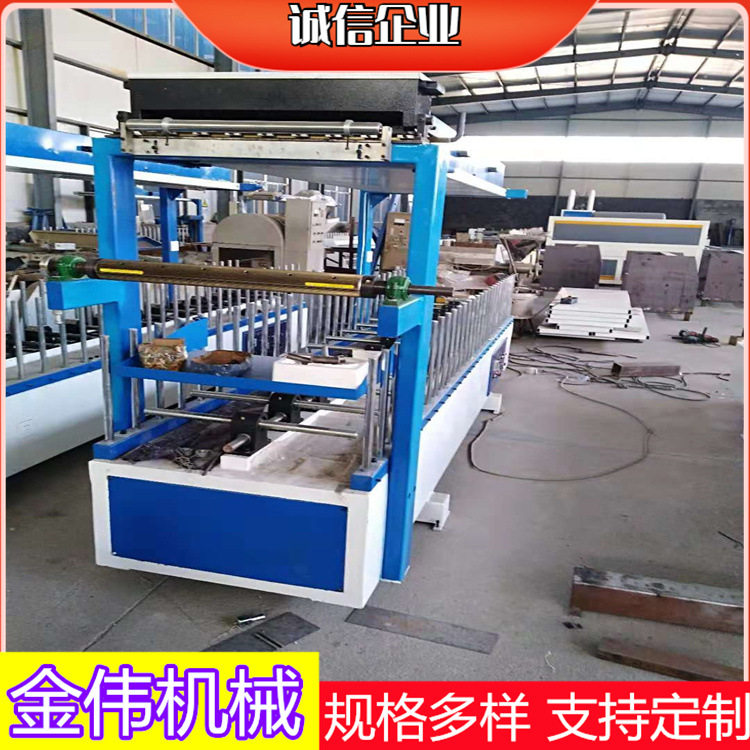 格栅板铝型材铝合金包覆机 门边线踢脚线覆膜机三面包覆一次完成