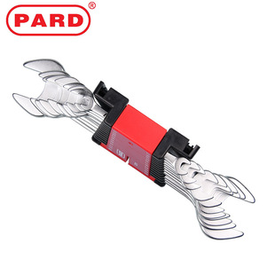 PARD梅开两用扳手组套C51布袋公英制梅花开口两用棘轮扳手组套