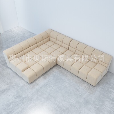 B2B Tufty time sofa豆腐块沙发亚麻布现代北欧设计师沙发