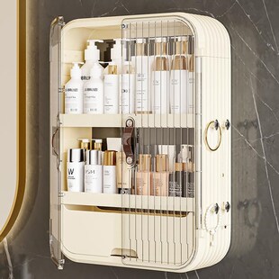 壁挂8527置架磁吸物门容量多层化妆多品置物架卫生间浴室功大能置