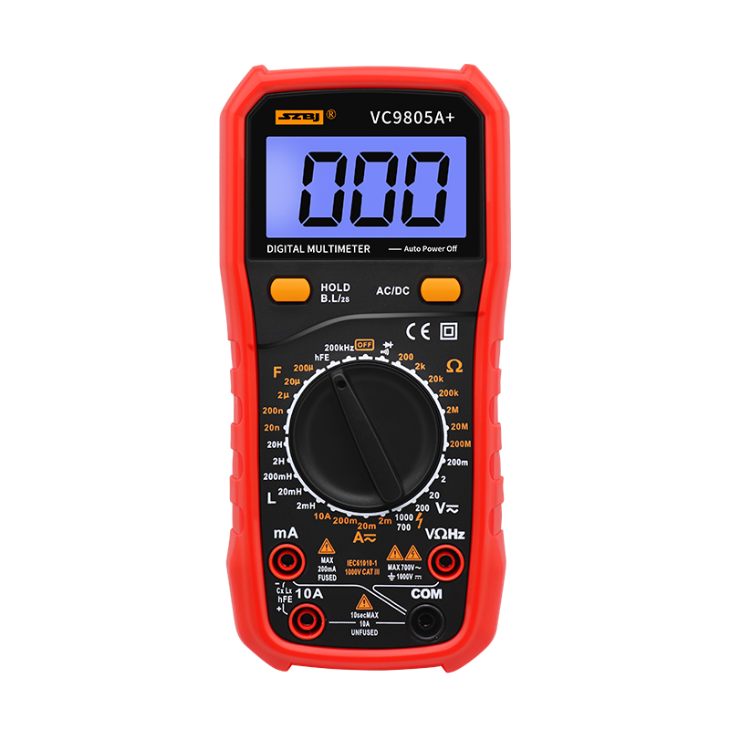 深圳滨江仪表VC9805A+电感电容频率测量Q的高精度数字万用表