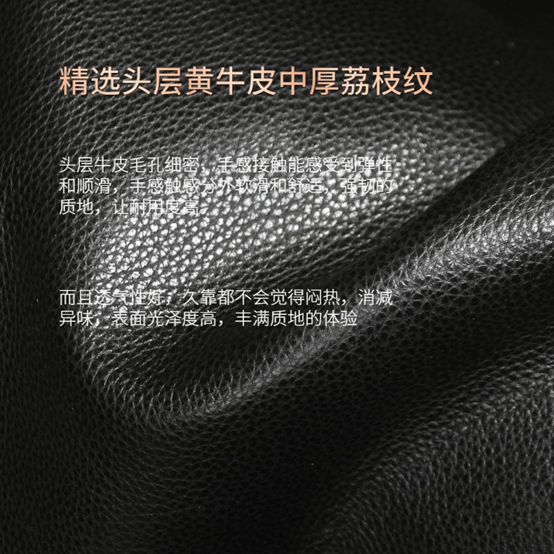 双面全真皮沙发抱枕靠垫 纯皮意式轻奢客厅真皮S羽绒高档奢华腰垫