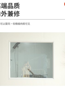 净化门包边彩钢板夹芯板门框净化铝材门铝合金洁净室门料切成品