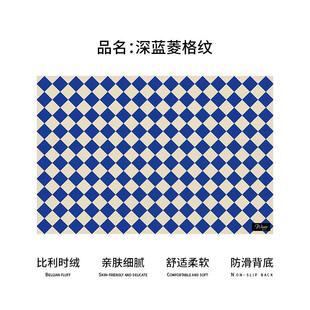 轻奢高级感沙发茶几防水免洗可擦卧室地垫 奶油风地毯客厅2025新款