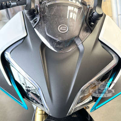 CFMOTO原厂春风450sr配件大灯面板前脸底壳大灯上护罩S单摇臂外壳