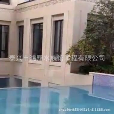 承接大型亚克力泳池工程设计定制亚克力泳池挡水工程