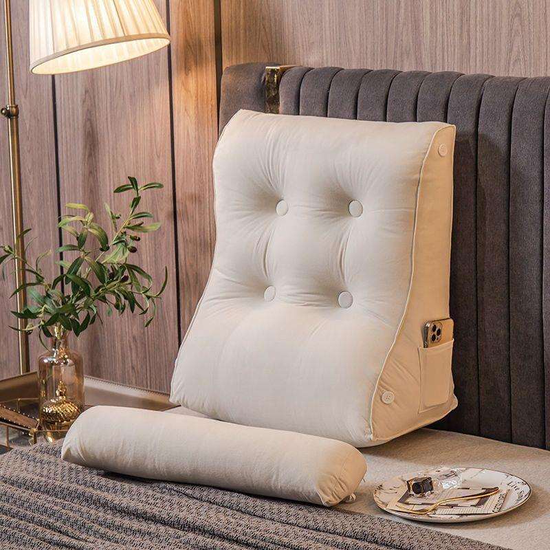 三角床头靠垫大靠背垫床上靠枕软包护腰宿舍客厅沙发榻榻米抱枕