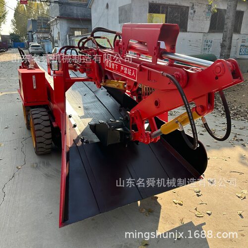顶管小型扒渣机 ZWY-60引水洞工程滑移四驱扒渣机