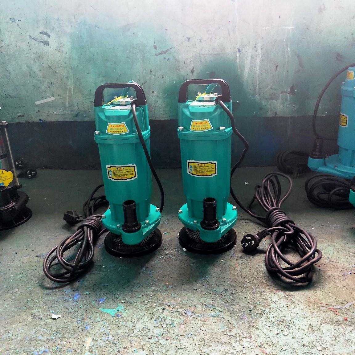 人民水泵QDX1.5-16-0.37单相潜水电泵小型微型潜水泵220Ⅴ380Ⅴ