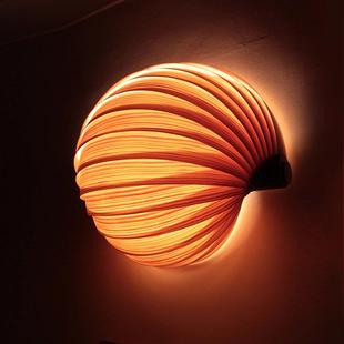 创意壁灯新中式卧室床头灯北欧复古楼梯过道设计师款室内艺术墙灯