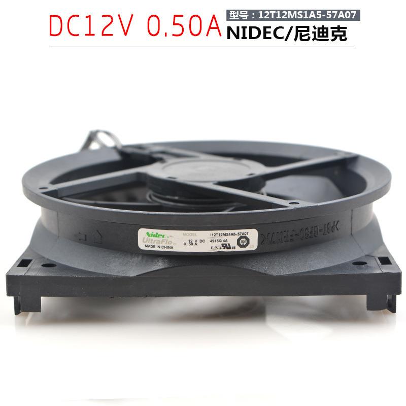 NIDECI12T12MS1A5-57A0712V0.50A4X16G1A工业大风量散风扇