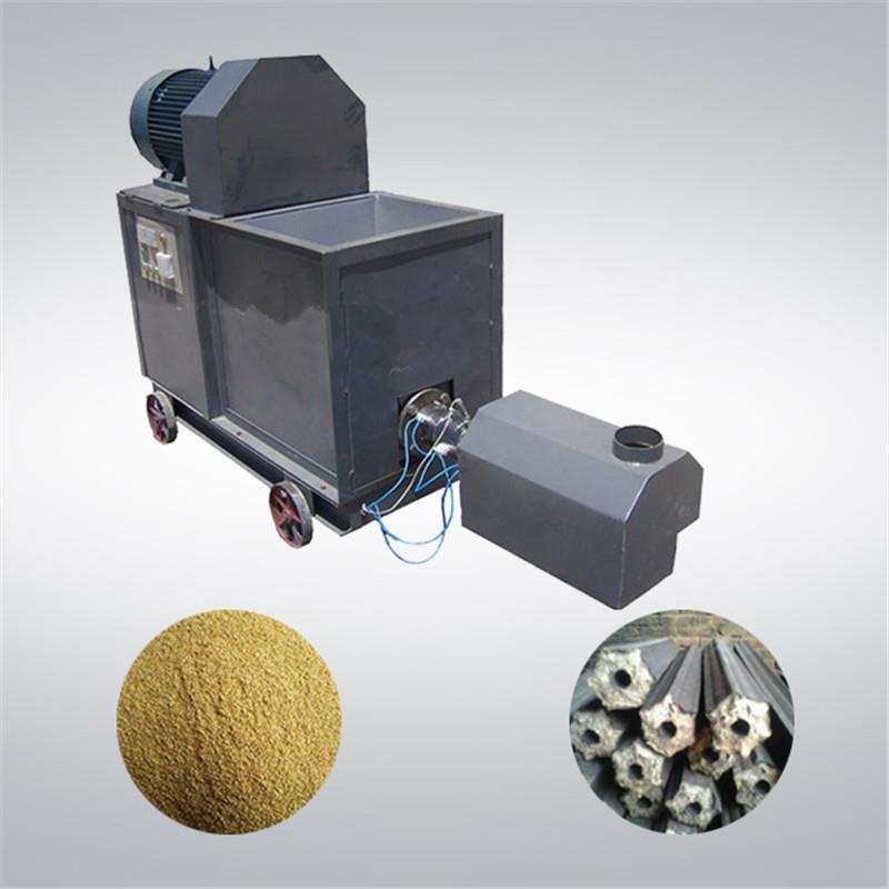 稻壳制棒机螺旋挤棒机烧烤木炭机机制木炭机全自动无烟制碳机