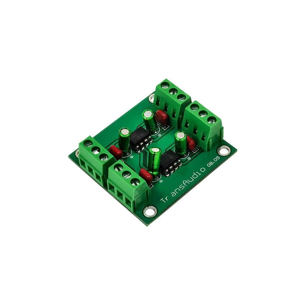 DRV134PA 双声道 单端转平衡 成品板