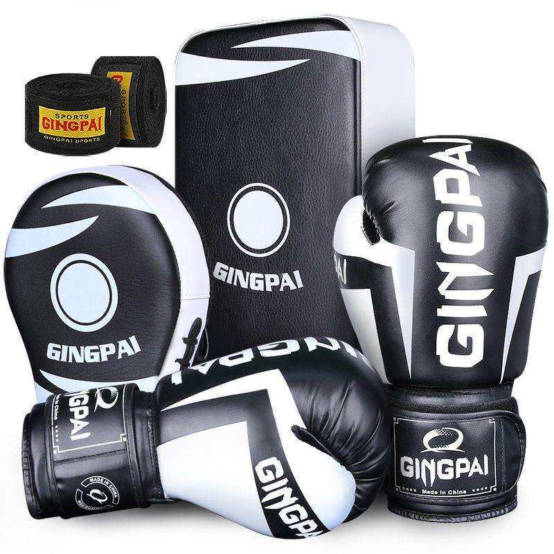 拳击手套成人男女散打脚靶手靶沙袋儿童拳套泰拳搏击专业套装