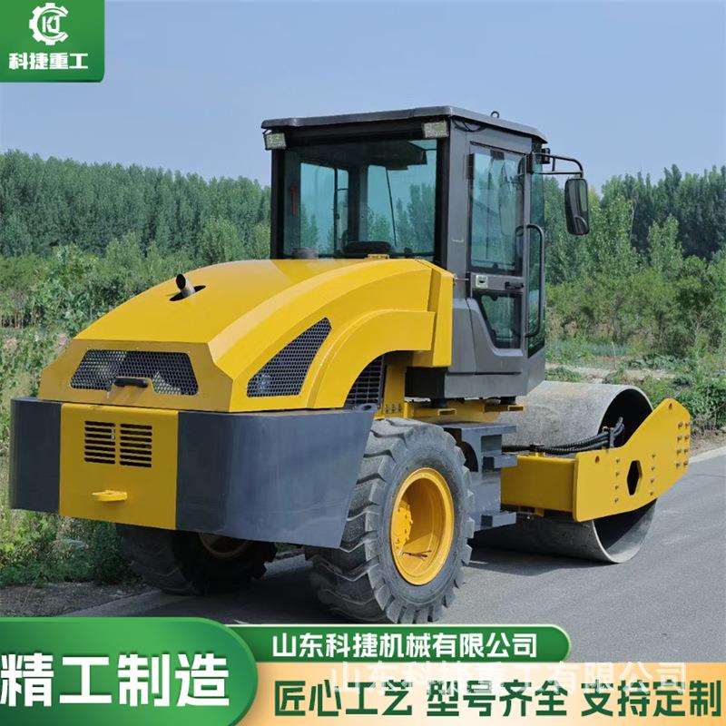 小型压路机3吨2吨1吨座驾式震动微型手推压道压土草坪草皮双钢轮