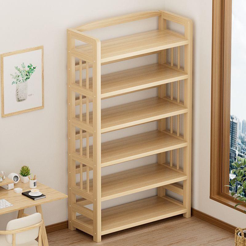实木书架书柜置物架简易落地客厅家用多层卧室收纳架简约学生儿童