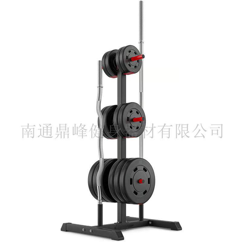 杠铃片架存放架杠杆收纳架女士健身男士健身小孔放置架支架存放架