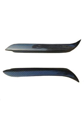 适用于04-10款宝马1系E81E82E87E88碳纤灯眉前大灯灯眉装饰贴