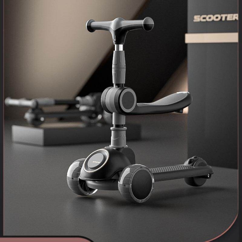 2025新款儿童滑板车1-3岁6到12以上三合一宝宝滑滑溜溜车可坐可骑