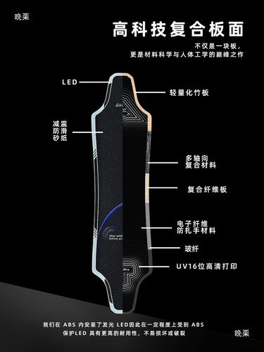 BIBUFF百公里续航电动滑板