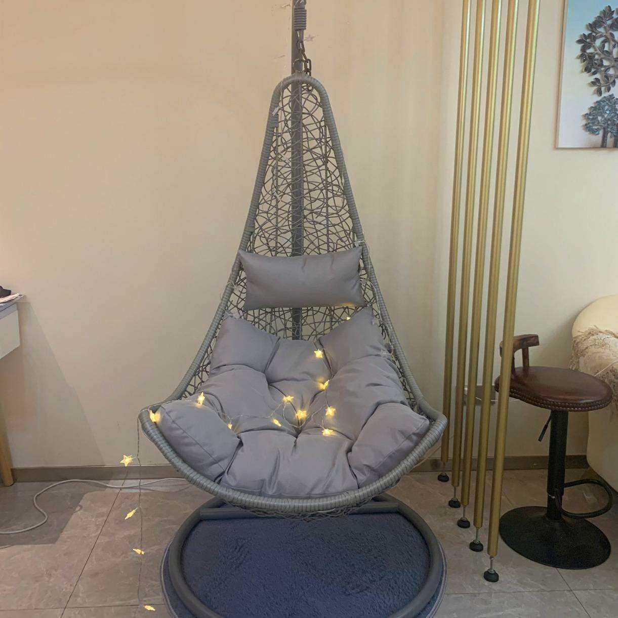 吊篮秋千家用小户型吊椅藤椅摇篮鸟巢椅室内阳台懒人单人吊床摇椅