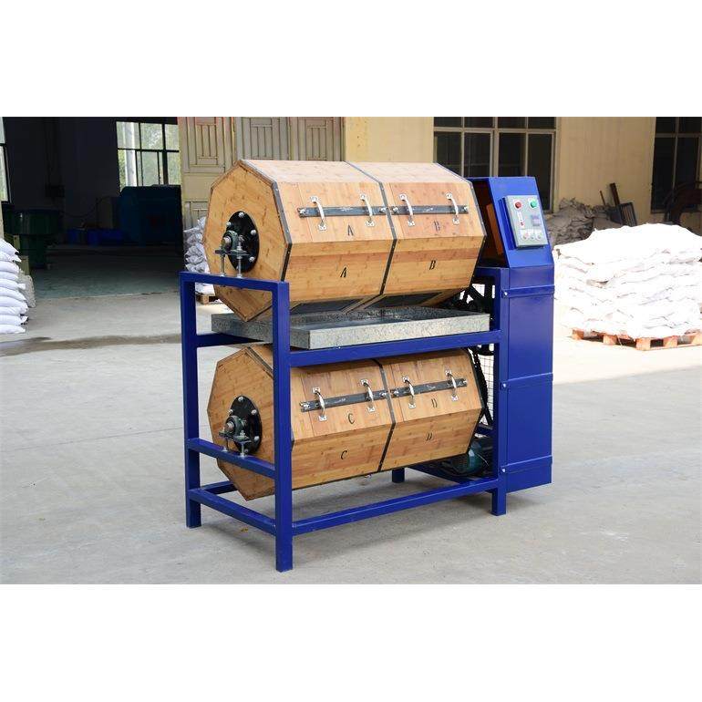 干式滚筒研磨机_单双层木桶滚筒抛光机_表面增光镜面抛光用