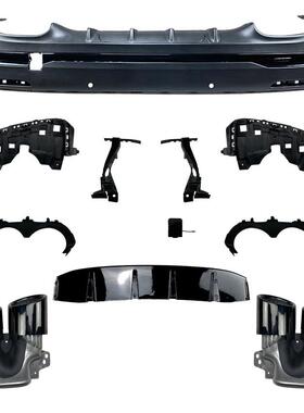 适用奔驰GLA级H247GLA180GLA200GLA45AMG后唇尾唇尾喉改装