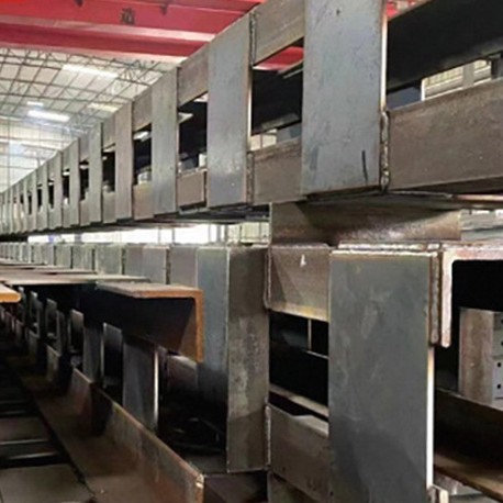 南通工地建筑钢结构焊接加工，大型箱型钢梁加工厂