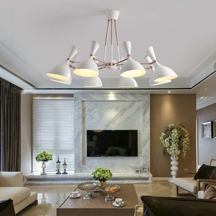 喇叭LED灯具 艺术风格 北欧现代简约客厅卧室吊灯个性 创意餐厅时尚
