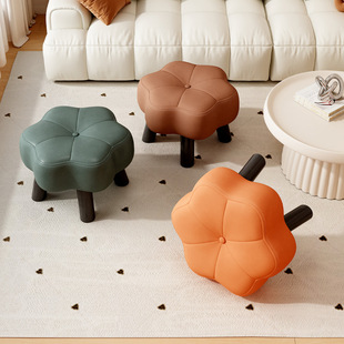 小凳子家用矮凳子花朵凳客厅脚凳小坐凳门口换鞋 凳结实耐用小板凳