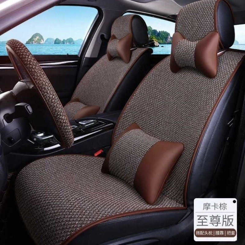 Q2Q四季通用坐垫两座五座七座亚麻免捆绑汽车坐垫,电子元器件市场,电线扎带/束线带,淘宝优惠券,粉丝福利购,淘宝优惠卷