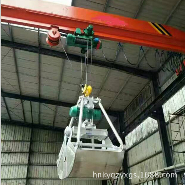 0.75立方中型U102型四绳矿石抓斗木料抓具抓斗配套电动葫芦配件