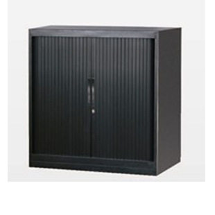 卷门资料档案文件柜黑色PVC卷帘办公钢柜白色推拉伸缩门资料铁柜